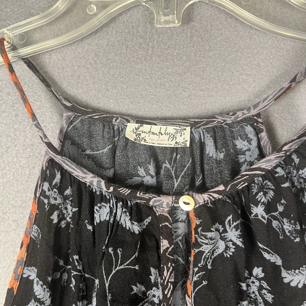 Free People Wildest Dreams Slip Dress Floral Print Size XS Artsy Boho - Picture 3 of 8